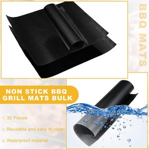 Easy-to-Clean Non-Stick Reusable PTFE Oven <b>Liner</b> and BBQ Grill Mat Essential Cooking <b>Tool</b> - Product Image 6