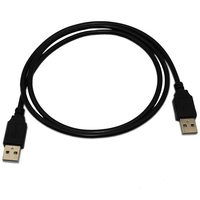 Câble USB 2.0 Type A mâle vers A mâle câble d'extension usb pour ordinateur