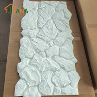 Revêtement mural en PU résistant à l'humidité, stable aux UV, surface texturée poreuse, plaque décorative pour intérieur et extérieur, fournisseur d'usine pour centres commerciaux et résidences