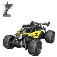 Voiture RC tout-terrain haute vitesse 2,4 GHz 1:18 pour enfants, véhicule télécommandé à quatre roues motrices avec éclairage