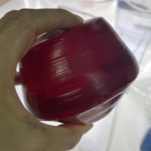 พลอยทับทิมสังเคราะห์ 1.3 กก. แบบไม่เจียระไน สำหรับงานแกะสลักตกแต่ง - Product Image 3