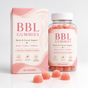 Gomitas de Raíz de Maca y Extracto de Fenogreco para Mujeres, Apoyo para las Curvas con Péptidos de Colágeno, Biotina 2500mcg, Suplemento de Belleza - Product Image 2