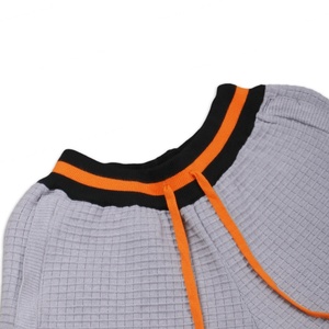 กางเกงขาสั้นผ้าวาฟเฟิล TOPSHOW รุ่นสั่งทำพิเศษ ผ้าฝ้าย 100% มีซิป เอวยางยืด ปักโลโก้ มีเชือกผูกสำหรับผู้ชาย - Product Image 2