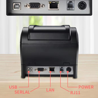 Impresora de Recibos POS de Alta Velocidad de 3 Pulgadas con Cortador Automático, Impresora de Facturas de 80 mm con USB, Serial, LAN, Bluetooth y Wifi para Restaurantes y Cocinas
