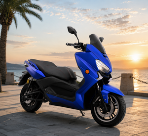 สกู๊ตเตอร์ความเร็วสูง 11000 วัตต์ 130 กม./ชม. แบตเตอรี่ลิเธียม 74V 140Ah ระยะทาง 300 กม. ได้รับการรับรองมาตรฐาน EEC L3e พร้อมหน้าจอแสดงผลอัจฉริยะ กำลังไฟ 72V 11000 วัตต์ - Product Image 6