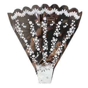 Fundas Transparentes Impermeables de PE para Flores, Fundas Rojas para Plantas con Impresión Serigrafiada, Reciclables, Venta al Por Mayor - Product Image 5