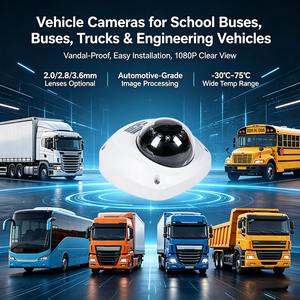 Caméra de <span class=keywords><strong>voiture</strong></span> AHD de qualité commerciale avec micro haute sensibilité intégré, enregistrement audio, <span class=keywords><strong>surveillance</strong></span> grand angle 1080P pour le transport, ODM - Product Image 5
