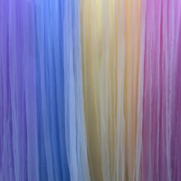 Nouvelle Arrivée Rideaux de Fond Double Couche Rose Luxueux et Colorés en Tissu Soie Lactée pour Arche de Scène de Mariage Intérieur/Extérieur