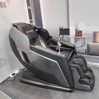 Sillón de Masaje Portátil al por Mayor, Comercial, Gravedad Cero, Vibración, Calefacción, Cuero PU para Cuerpo Completo