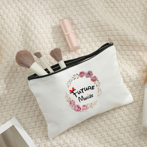 <span class=keywords><strong>Borsa</strong></span> per il Trucco Personalizzata con Motivo 'Team <span class=keywords><strong>Future</strong></span> Bride' per Addio al Nubilato, <span class=keywords><strong>Borsa</strong></span> da Viaggio per Toilette - Product Image 6