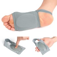 Manchons de soutien de la voûte plantaire en gel pour pieds plats, enveloppement de compression pour les pieds pour femmes et hommes, soutien amortissant pour les activités quotidiennes