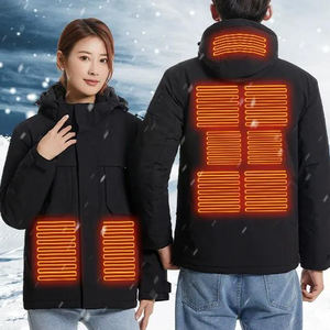 Veste de cyclisme longue à capuche imperméable, respirante et coupe-vent <span class=keywords><strong>MIDIAN</strong></span> CHINESE, avec revêtement d'hiver, séchage rapide, design personnalisé entièrement sublimé - Product Image 1