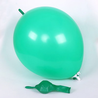 Décoration de fête, ballons en latex Link O Loon de 12 pouces, couleur verte, à queue rapide