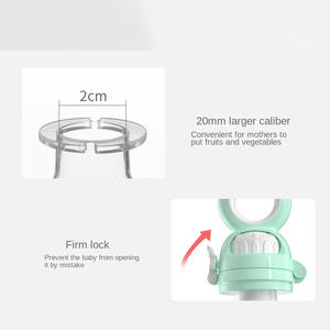 Alimentador de Silicona de Grado Alimenticio para Bebés, Chupete de PP para Frutas y Verduras Frescas, para Bebés de 0 a 12 Meses - Product Image 6