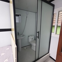 Casa Contenedor Plegable en Oferta, Suministro Directo de Fábrica, Vivienda Prefabricada Portátil y Plegable para Alojamiento en Obras de Construcción