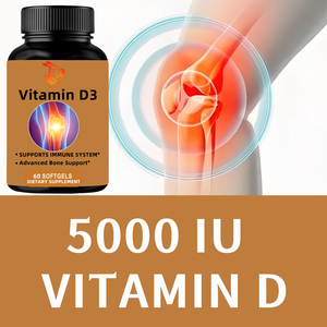 Cápsulas Blandas de Vitamina D3 Más Vendidas con 5000 UI de Vitamina D3, Suplementos Dietéticos Naturales que Apoyan la Salud Inmunológica - Product Image 2