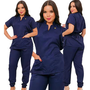 Seragam Kerja Wanita Bahan Elastis Nyaman dan Bernapas untuk Perawat - Product Image 1