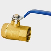 Vanne à boisseau sphérique manuelle à gaz OEM personnalisable Vanne à gaz d'arrêt basse et haute température pour usage général Vanne à boisseau sphérique en laiton forgé