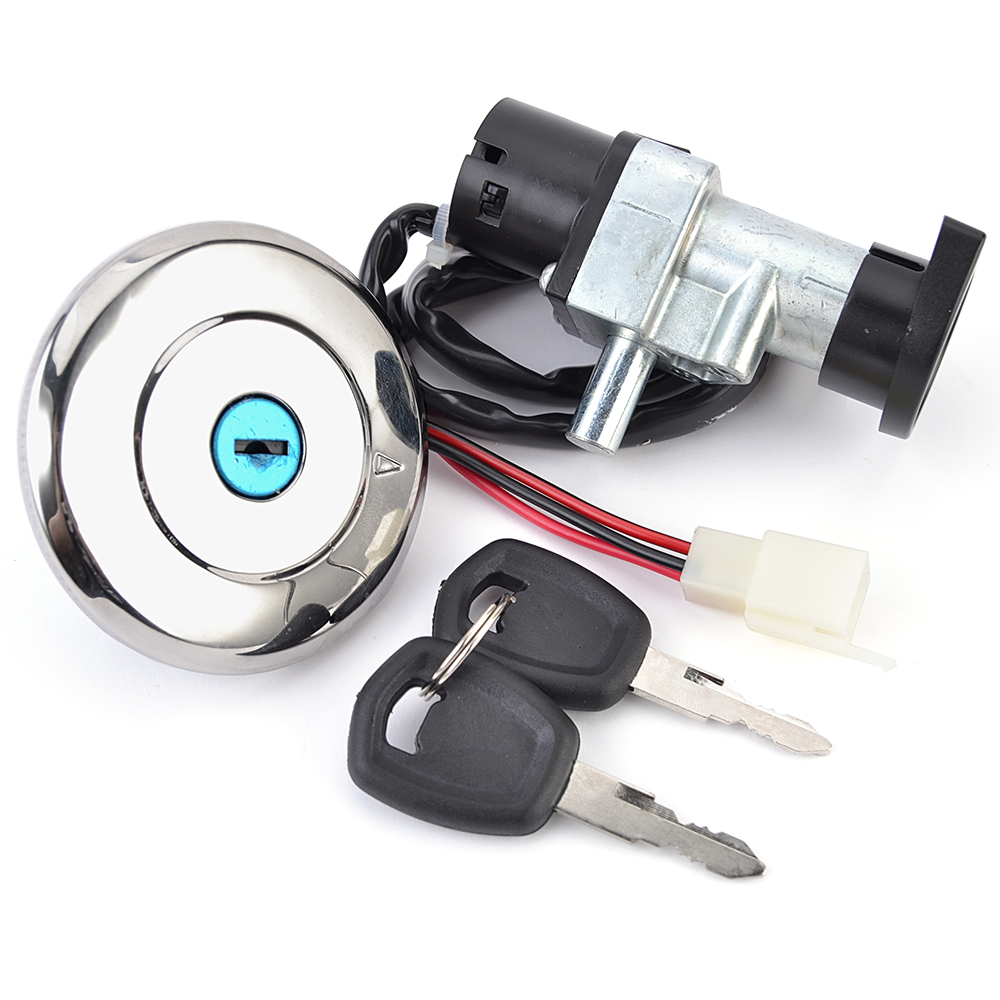 高評価の贈り物 12V オートバイ点火スイッチロックモト燃料タンクガスキャップ トップス
