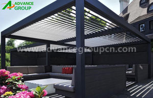 Nouveau système <span class=keywords><strong>de</strong></span> pergolas en aluminium réglable personnalisé, pergola d'extérieur en aluminium étanche - Product Image 2