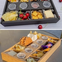 Boîte d'emballage pliante pique-nique fête à emporter emballage alimentaire tarte aux fruits gaufre brownie pâtisserie chocolat bonbons boîte cadeau gâteau