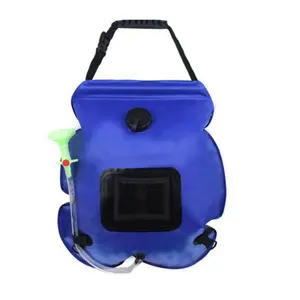 hiking camping Outdoor sports 5 Gallons 20L PVC Portable Camping Solar water heater Shower Bag emergency rescue bathing bag