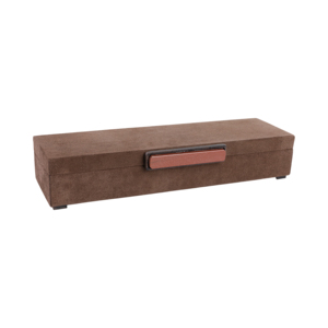 Decorative Suede Storage <b>Box</b> with Lid for Jewelry and <b>Keepsakes</b> Modern Home Decor Accent <b>Box</b> - Product Image 3