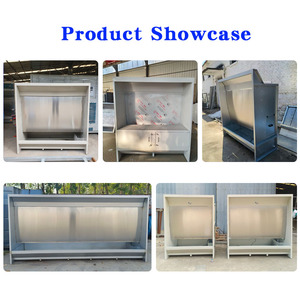 Cabine à <span class=keywords><strong>rideau</strong></span> d'eau pour la purification de l'air, équipement de traitement par pulvérisation de peinture, dépoussiérage, pulvérisation de peinture, cabine de ponçage à base d'eau - Product Image 2