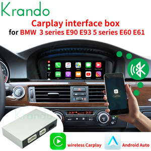 Interface Carplay Krando pour BMW E60 E61 E90 E93 Carplay sans fil Android Auto Box Système CCC <span class=keywords><strong>CIC</strong></span> Prise en charge du lien miroir <span class=keywords><strong>Carte</strong></span> GPS - Product Image 2