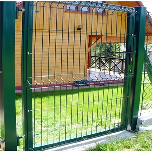 Treillis enduit dernière chaîne d'arène dense fabrication directe bon prix triangulaire 3D pliage jardin cour treillis métallique clôture <span class=keywords><strong>panneau</strong></span> - Product Image 4