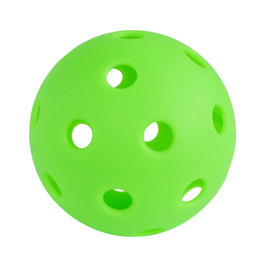 Высококачественный 26-дырочный тренировочный мяч для пиклбола для игры в помещении, изготовленный методом литья под давлением, с возможностью нанесения логотипа - Product Image 4