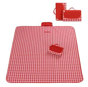 Manta de pícnic personalizada de gran tamaño XXL, tapete a cuadros rojo <span class=keywords><strong>para</strong></span> Parque de playa, primavera, verano y <span class=keywords><strong>Camping</strong></span> - Product Image 1