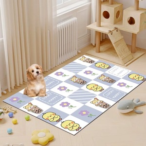 Tapis de sol pliable en PVC pour animaux de compagnie (chats et chiens) – Résistant à l'usure et à la saleté, motif imprimé tendance, sans lavage, accessoire intérieur pour animaux - Product Image 3