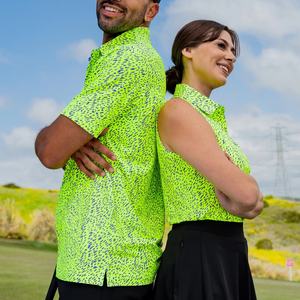 Camiseta Polo Deportiva Sublimada Personalizada de Lujo con Protección UV Spf50 para Hombre, Elástica, Tropical, para Golf - Product Image 5