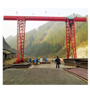 رافعة جسرية متحركة محمولة للاستخدام الخارجي مثبتة على السكك الحديدية بسعة 5 طن و10 طن و20 طن و25 طن مع رافعة كهربائية - Product Image 5