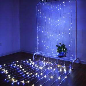Guirlande lumineuse rideau, douche et météores, pour noël, décoration de fêtes - Product Image 4