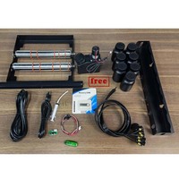 Impresora UV Cilíndrica Más Vendida con Rotación 360 y Cama Plana UV A3 A4 para Botellas y Frascos