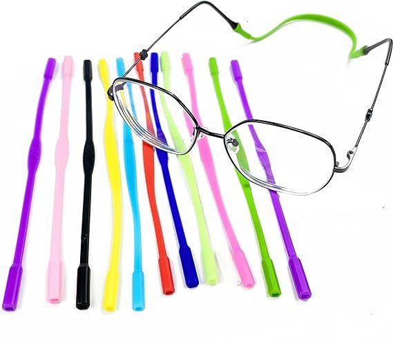 Colorful Anti-slip Adjustable Sports Sunglasses Cord Holder Eyewear Retainers Silicone Glasses Straps for Men Women