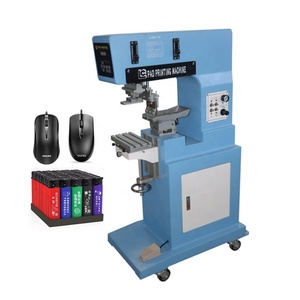 Impresora de tampografía semiautomática LC de un color con microordenador y ruedas, tipo pedestal - Product Image 1