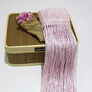 Glitter String <strong>Door</strong> Curtain <strong>Beads</strong> Hanging Beaded Fringe Fabric Tassel Window Panel Home Living Wedding Decor - Product Image 2