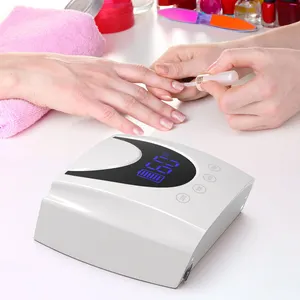 Lâmpada de unhas UV LED Oem dupla lâmpada de unhas 54W sem fio lâmpada de unhas UV para equipamentos de salão de beleza