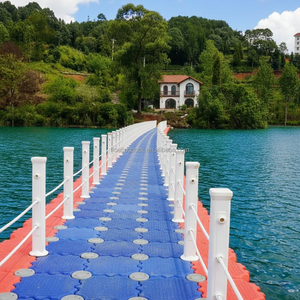 Plataforma Flotante de Alta Resistencia de HDPE GZZH para Embarcaciones, Pontón para Casa Flotante, Soporte para Levantar Embarcaciones, Puente Flotante de Hormigón, Doble Cubo - Product Image 5