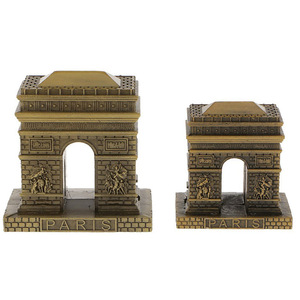 Personalizzabile in metallo arco Triumph scultura all'ingrosso alla rinfusa simbolo di Parigi Replica in lega di zinco decorazione per ufficio figurina aziendale - Product Image 1