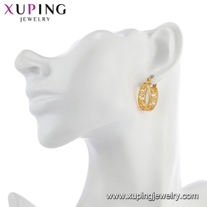E-49 Xuping moda in oro dubai donne di gioielli In <span class=keywords><strong>Filigrana</strong></span> <span class=keywords><strong>orecchini</strong></span> a cerchio - Product Image 6
