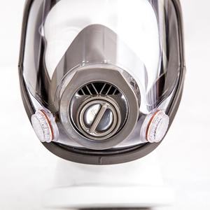 Headband Empat Titik yang Dapat Disesuaikan FM-102B Masker <span class=keywords><strong>Gas</strong></span> <span class=keywords><strong>Full</strong></span> <span class=keywords><strong>Face</strong></span> dengan Filter Ganda untuk Penggunaan di Pertambangan dan Penambangan Batubara - Product Image 2