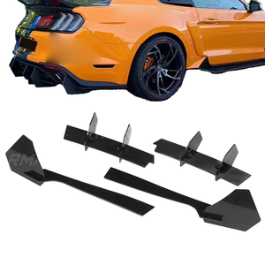 Protector de Parachoques Trasero Negro Brillante para Ford Mustang Ecoboost 2018-2021, Difusor, Spoiler, Splitter, Kit de Carrocería, Modelos 2020 2019 - Product Image 1