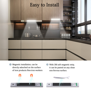 Under Cabinet <b>Lights</b>,Closet <b>Lights</b> <b>Motion</b> <b>Sensored</b> Rechargeable Battery Operated Cupboard <b>Light</b> for Hallway, Closet, Kitchen - Product Image 5