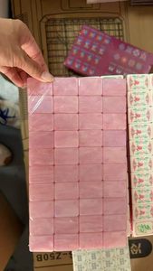 Juego de Mahjong Americano Rosa Madreperla, Diseño Vintage, 160 Fichas, Patas Plegables de Acrílico Personalizadas, Estilo Cultural para 4 Jugadores, Familiar - Product Image 6