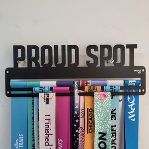 Support mural personnalisé en métal pour médailles sportives – Vente en gros - Product Image 2