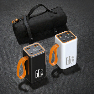 พาวเวอร์แบงค์ 40000mAh 66W PD ชาร์จเร็ว พร้อมหน้าจอ LED แสดงผล ช่องต่อ Type-C ทั้งแบบ Input และ Output ความจุสูง พกพาสะดวก - Product Image 3